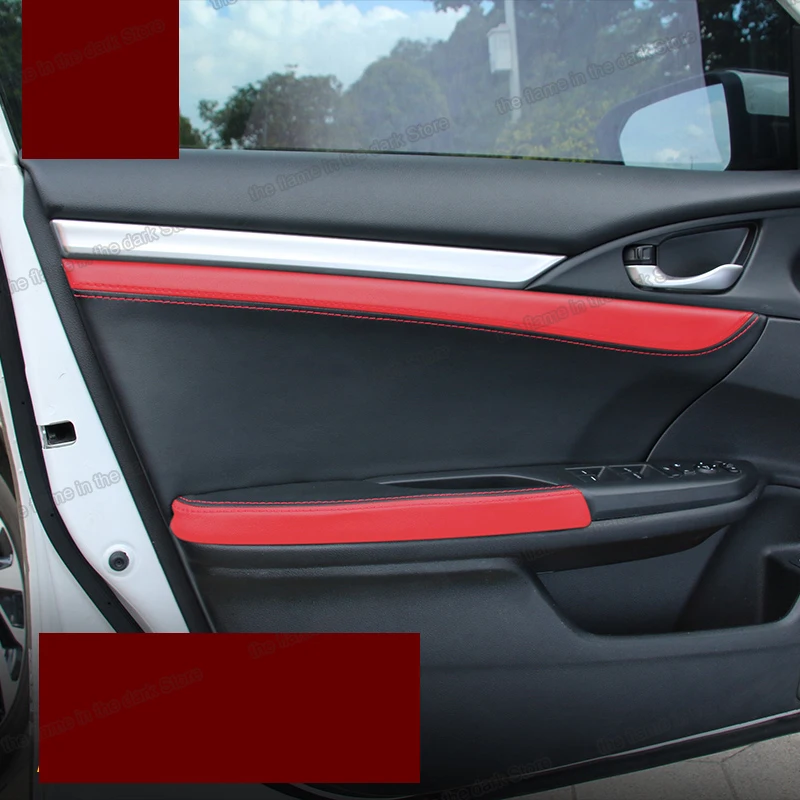 Lsrtw2017 авто-Стайлинг кожаные сандалии-гладиаторы двери автомобиля подлокотника