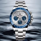 Часы наручные PAGANI Мужские кварцевые, роскошные спортивные водонепроницаемые с хронографом, в японском стиле, VK63, 2021