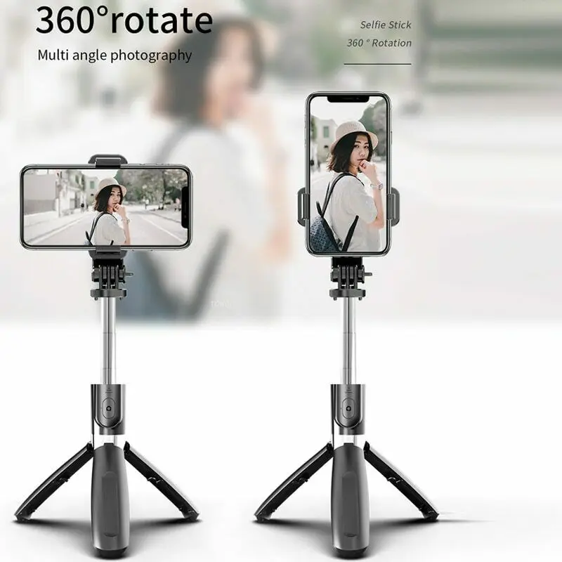 Wireless Bluetooth SK-L02 Phone Selfie Stick 4In1 Tripod With Remote Control For IPhone Huawei Samsung Smartphone Mobile Monopod