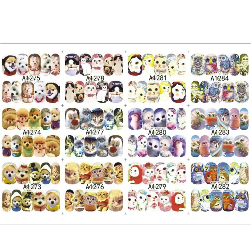 

1 Big Sheet Water Transfer Dream Catcher Flower Nail Sticker DIY Manicure Decor