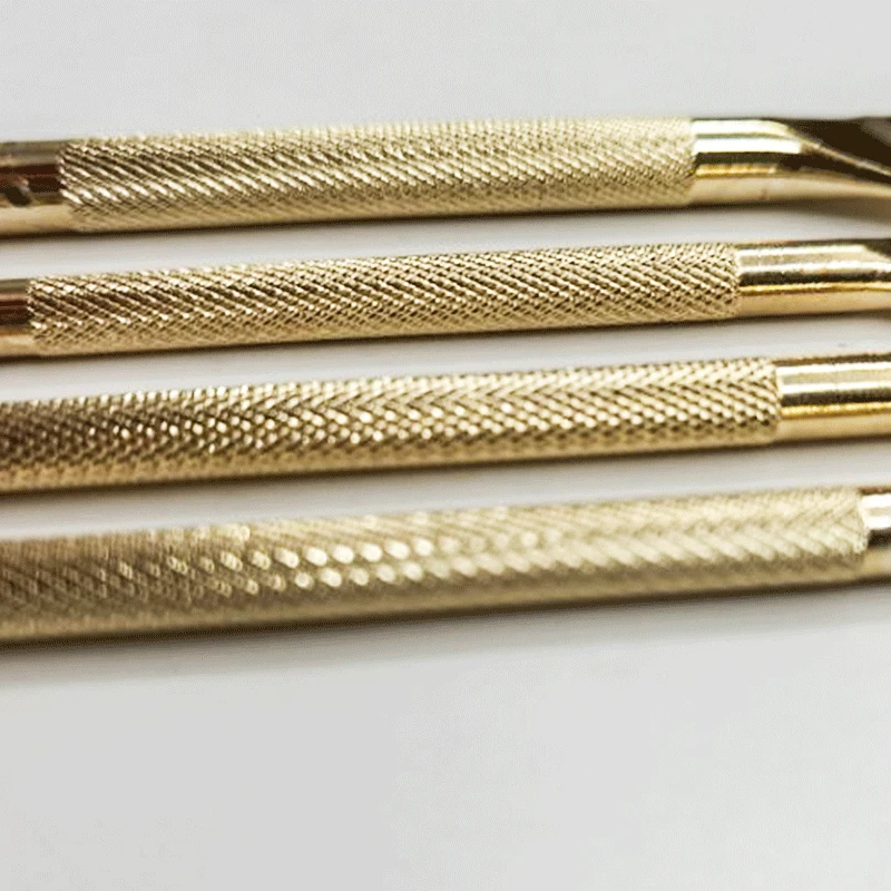 1Pcs 3mm 4mm 1/2/4/6 Gold Color Prong Inch Chisel Leather Craft Tools Hole Punch Lacing Stitching Perforate Puncher | Дом и сад