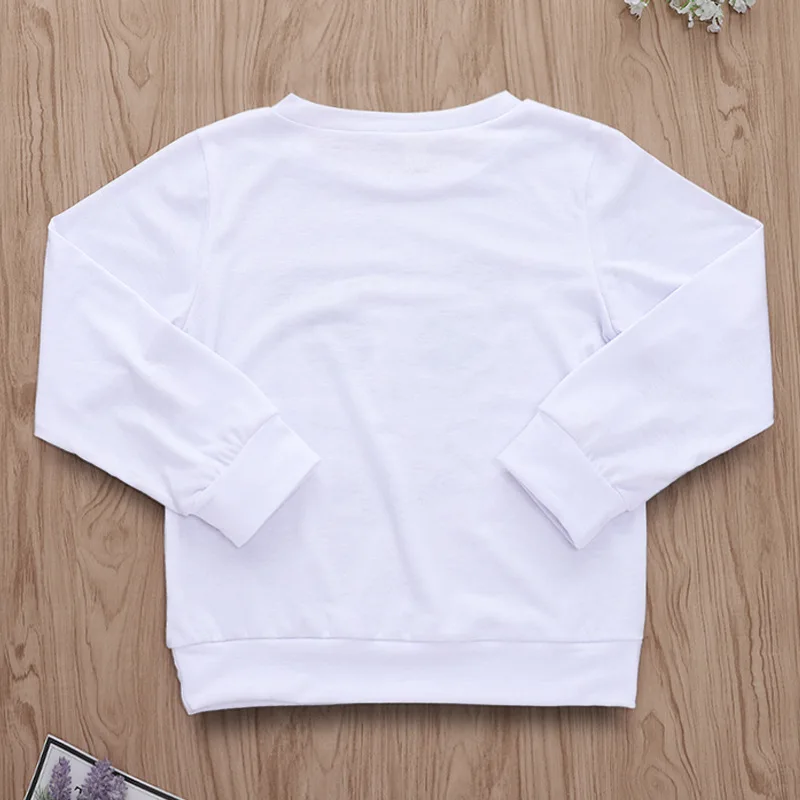 Big Girls Clothes Two Piece Set Top and Pants Panda Long Sleeve White Tshirt 7 Years Dropshipping | Детская одежда и обувь