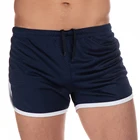 Мужской спортивный костюм, спортивные штаны для тренировок, бодибилдинга, повседневные свободные мужские шорты, размера плюс дышащие тренировочные штаны для фитнеса