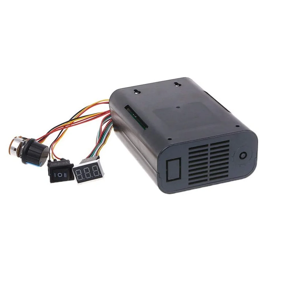 Максимальный ШИМ-контроллер скорости двигателя 60 А Регулируемый переключатель