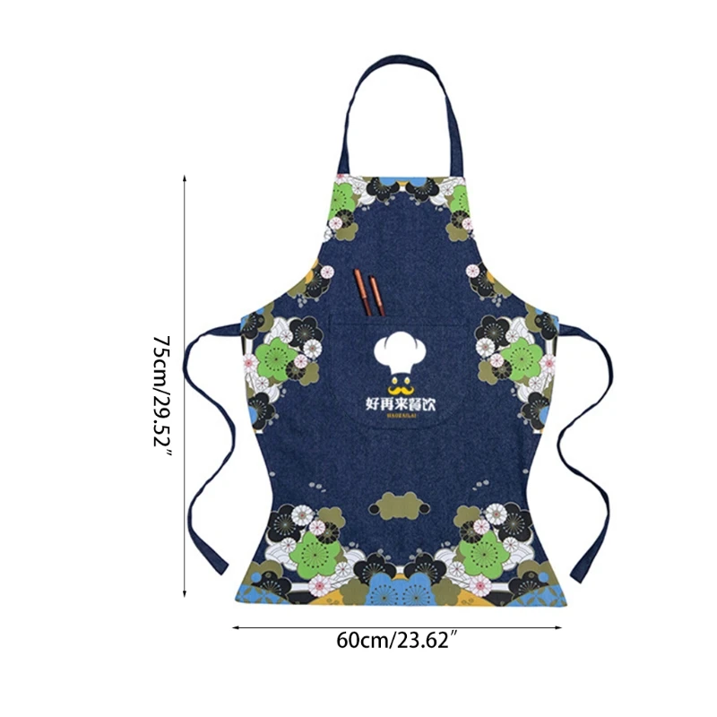 

MXLB Cute Apron, Cooking Kitchen Baking Gardening Haircut Bib, Aprons for Women and Men Chef