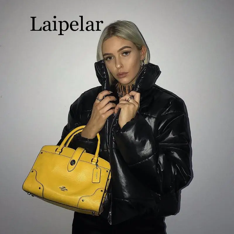 Новинка 2019 женские пальто и куртки Laipelar зимняя одежда укороченная пуховая куртка