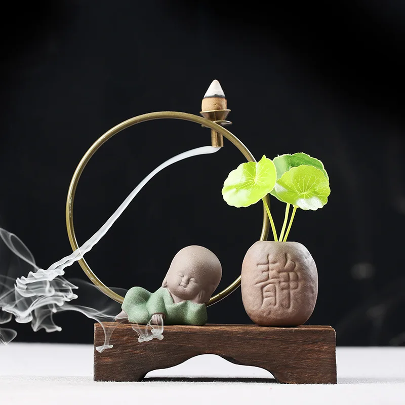 

Китайская креативная домашняя печь для благовоний, керамическая печь для благовоний, курительная печь для благовоний, аксессуары для чайно...