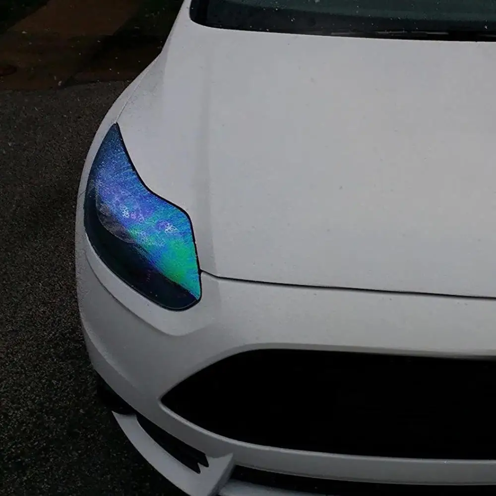 

Premium Glossy DIY Car Body Film Chameleon Pearl Glitter Vinyl Sticker Blue Auto Car Wrap Vinyl Film 100cmx30cm