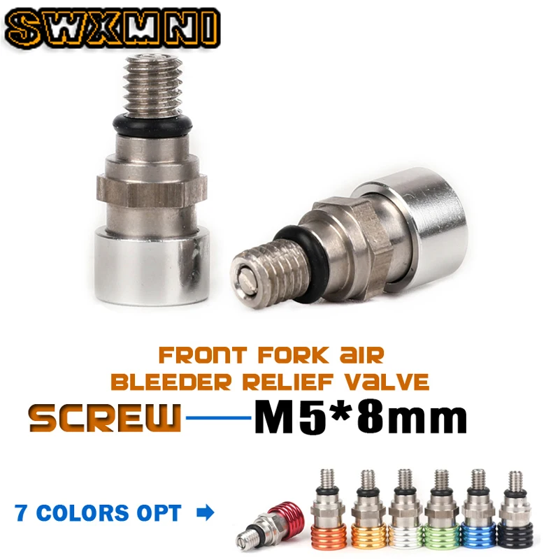 M5 стравливания Водонепроницаемый передняя вилка спускной клапан сброса клапана
