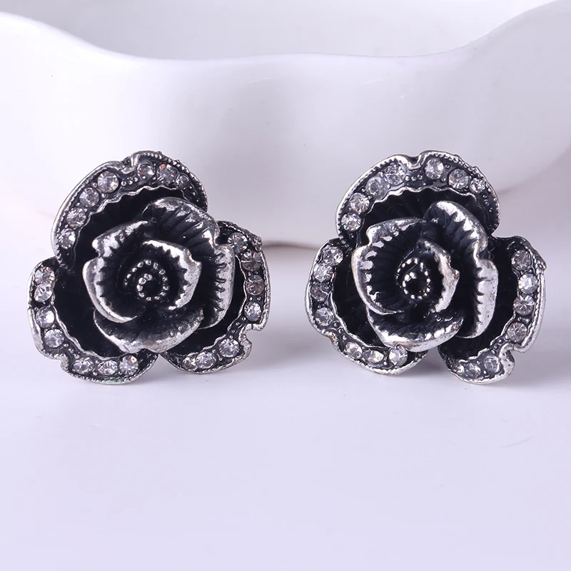 Япония и Южная Корея новые древние серебряные серьги | Украшения аксессуары