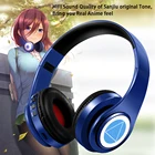 Bluetooth-гарнитура для косплея Miku Nakano Sanjiu 5,0, накладные стереонаушники в стиле аниме, для Мобильный телефон