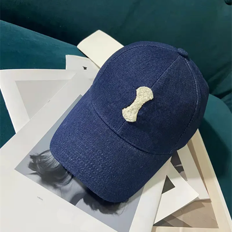 

Denim Baseball Cap Designer Fashion Brand Men Women Caps Fashion Trend European American Spring Summer Cowboy Sun Hats BQ0453