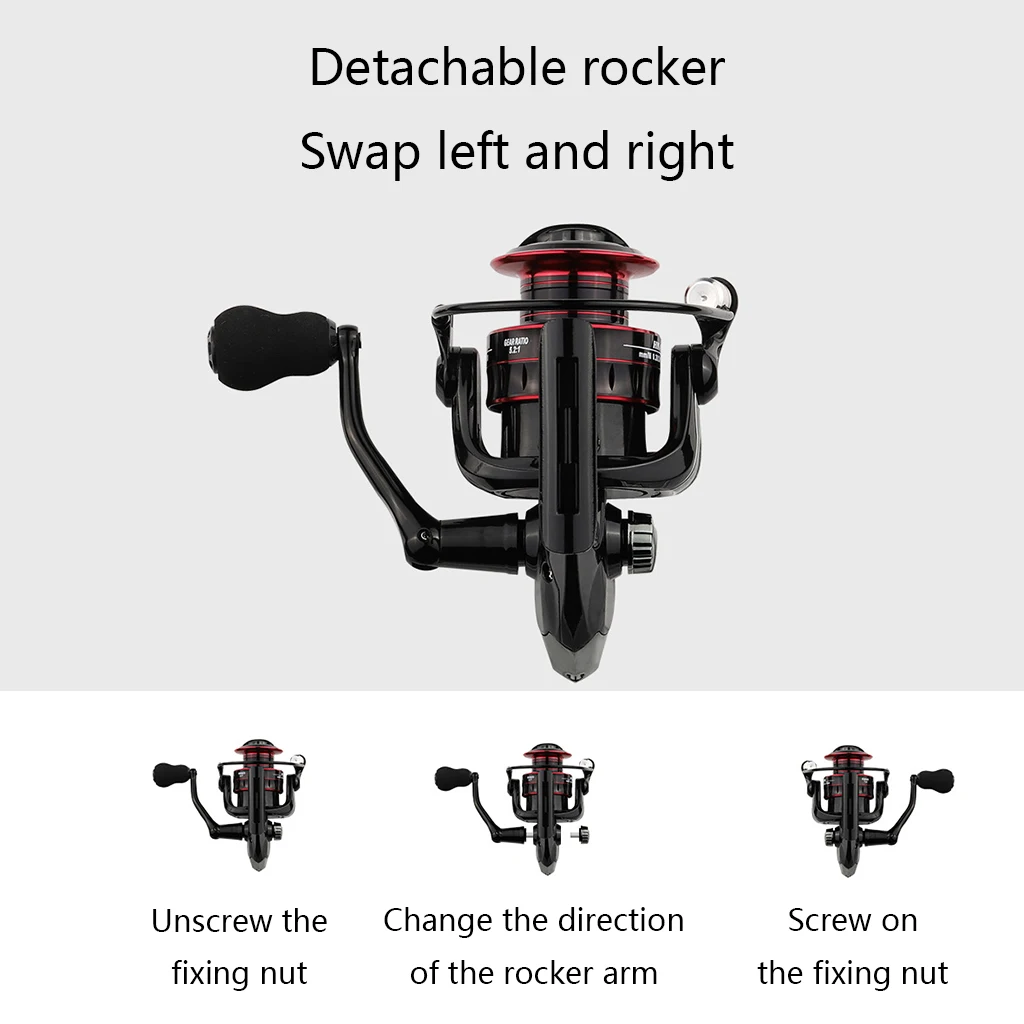 Рыболовная спиннинговая катушка рыболовное колесо фиксированная