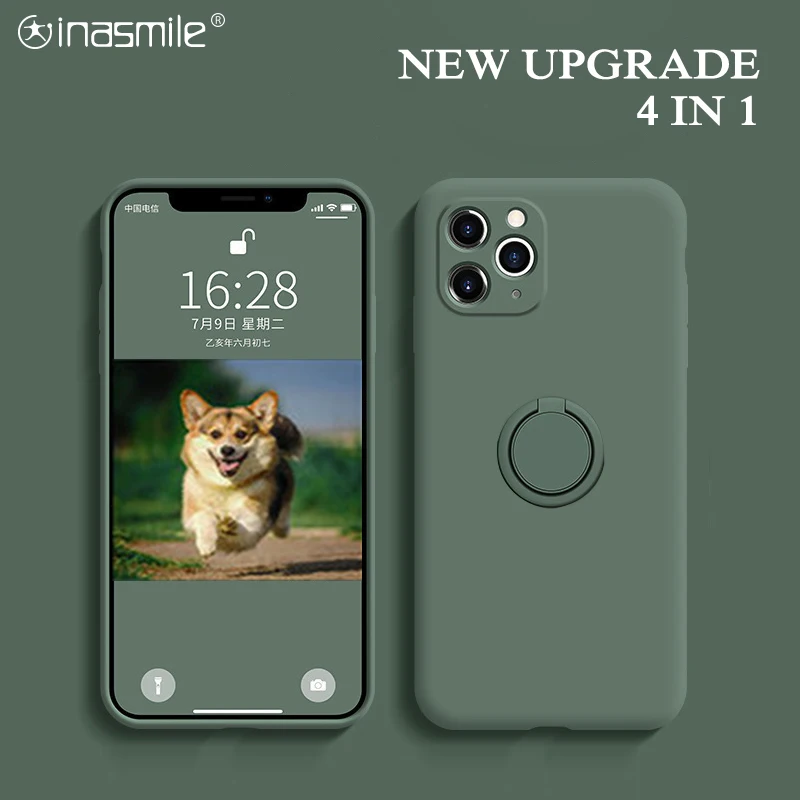 4 в 1 чехол для телефона Samsung Galaxy S10 lite S9 S8 Note 8 9 10 m20 m30 A10 A20 A30 A50 A60 A70 A51 A71 S11 plus S20 ULTRA |
