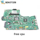 Материнская плата NOKOTION для ноутбука Toshiba Satellite C655 C650, материнская плата V000225000 6050A2355201-MB-A02 HM55 DDR3, бесплатный ЦП