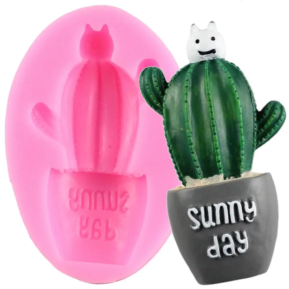 Кактус силиконовые формы суккулентные растения DIY ручной работы мыло