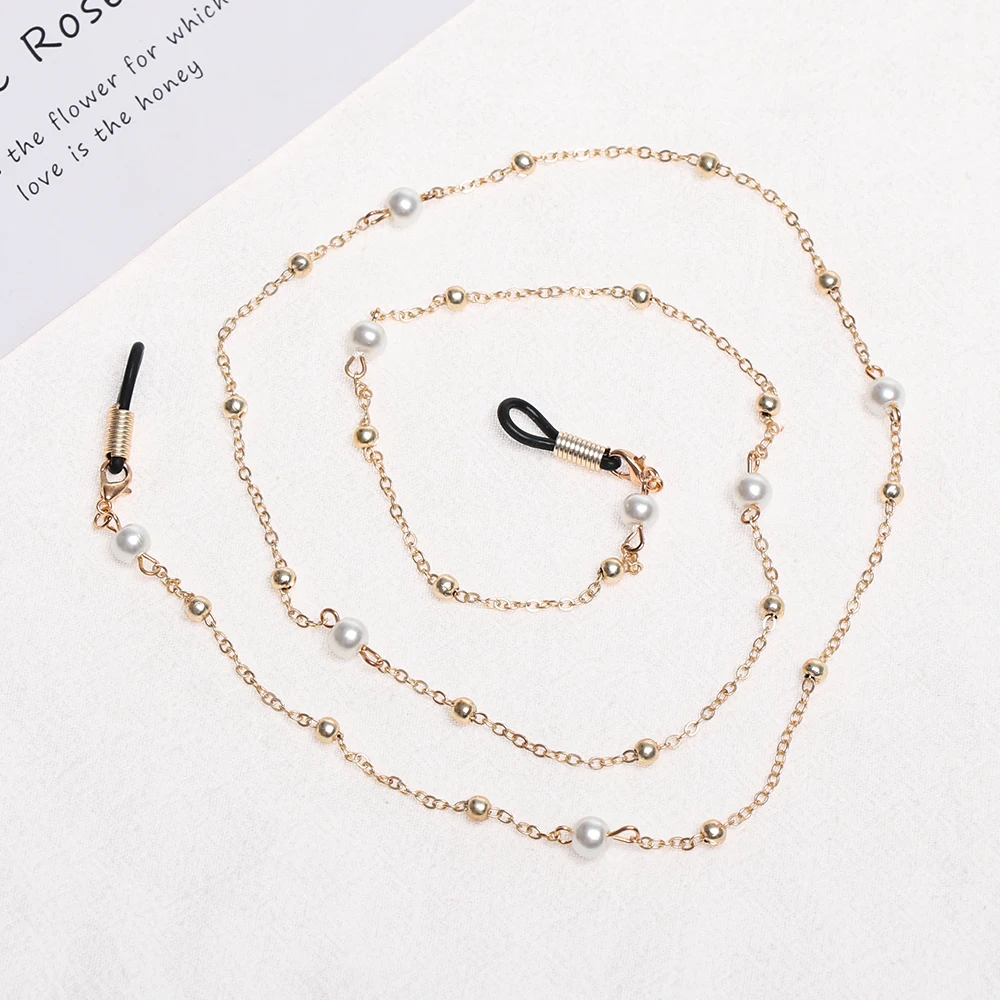 1 шт. 61/70 см элегантные жемчужные цепочки для очков женские очки чтения шнурок