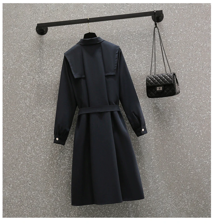 Plus Size Office Ladies Elegant Cape Prom Party Dress Turn Down Collar Long Sleeve Buttons Up A Line Dresses For Woman Clothes | Женская