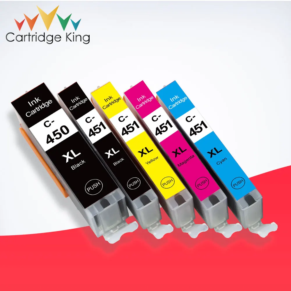 5PK многоразовые чернила для Canon PGI 450 CLI 451 PIXMA IP7240 MG5440 MG5540 MG6440 MG6640 MG5640 MX924 MX724 IX6840