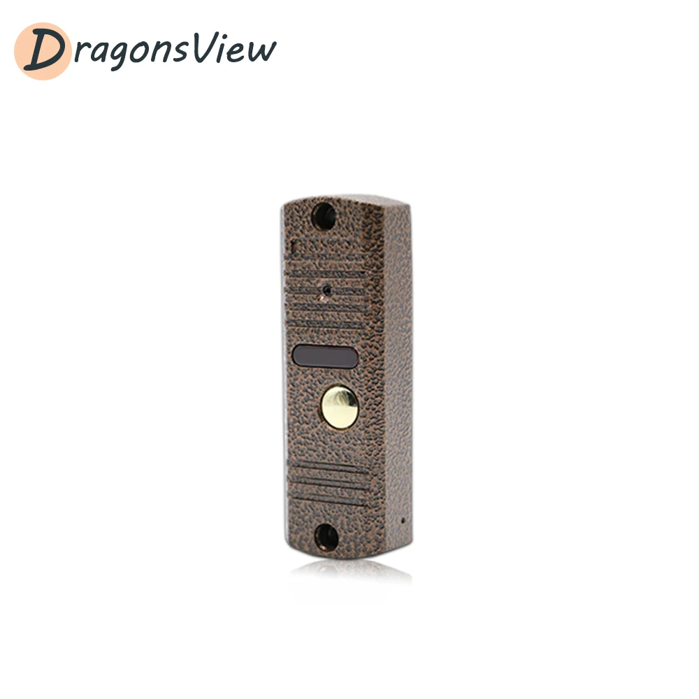 Видеодомофон Dragonsview 4 3 дюйма проводной дверной звонок с функцией ночного видения