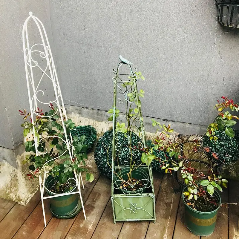 Кованая железная клетка для птиц в европейском стиле подставка цветов напольная