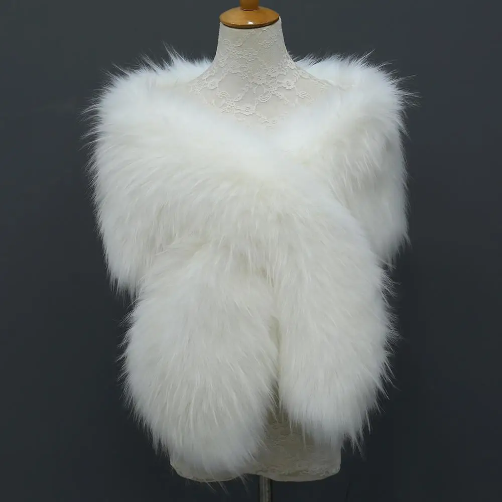Белое зимнее пальто для свадьбы свадебная накидка из искусственного меха