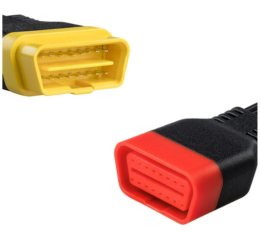 Кабель-удлинитель 16-контактный штекер-гнездо OBD2 разъем диагностический