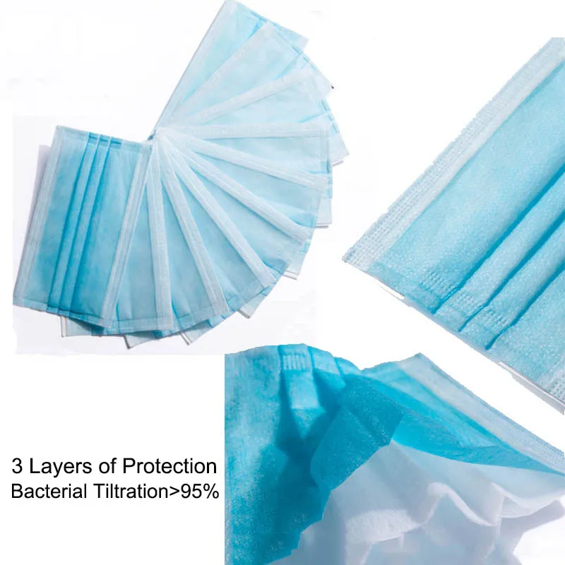 Водонепроницаемая 1000 шт Мужская Женская взрослая хлопковая противопылевая