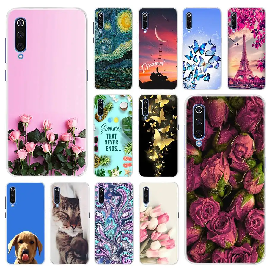 Чехол для Xiaomi Mi 9 SE чехол 8 A2 Lite милый 3D Силиконовый мягкий бампер из ТПУ телефона