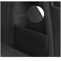 for tesla model 3 2017 2022 interior auto accessories model 3 storage partition on the car left side of the back trunk