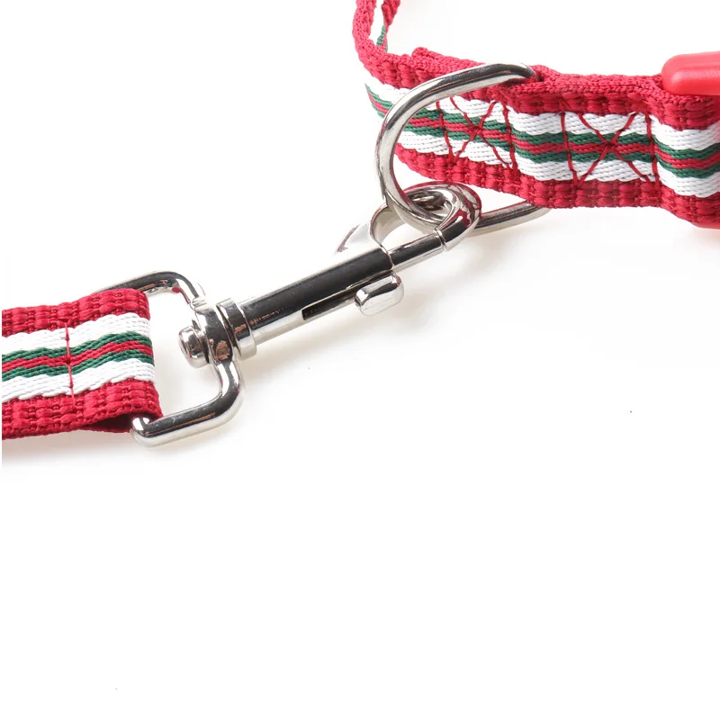 Классический ошейник для собак в полоску нейлоновый удобный регулируемый