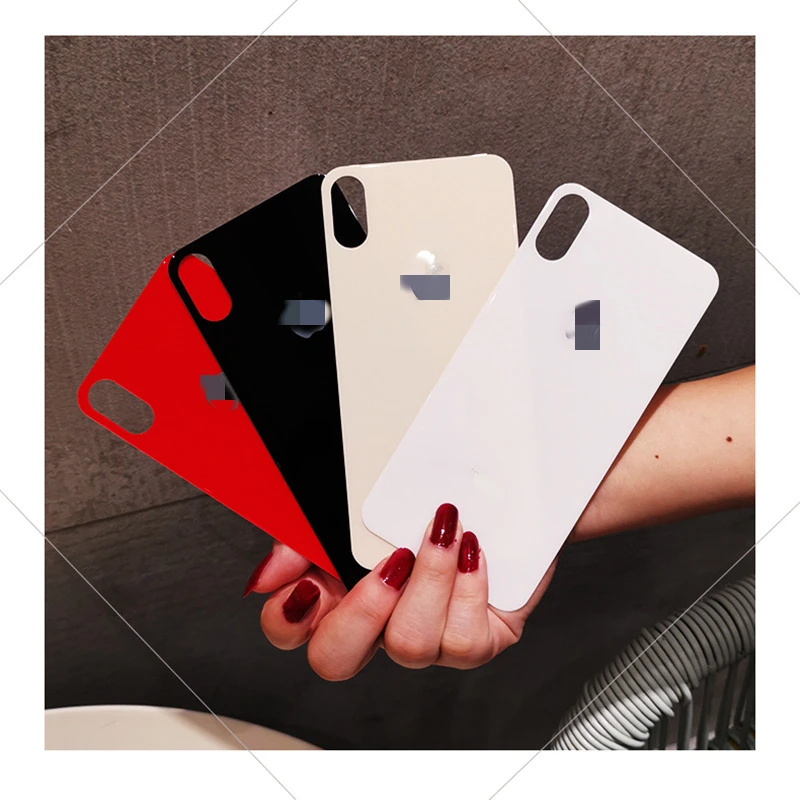 

4pcs 9H Tempered Glass Mobile Phone Back Films For iPhone 12 11 Pro Max X XS MAX Phone Back Full Cover Film Protector For iPhone