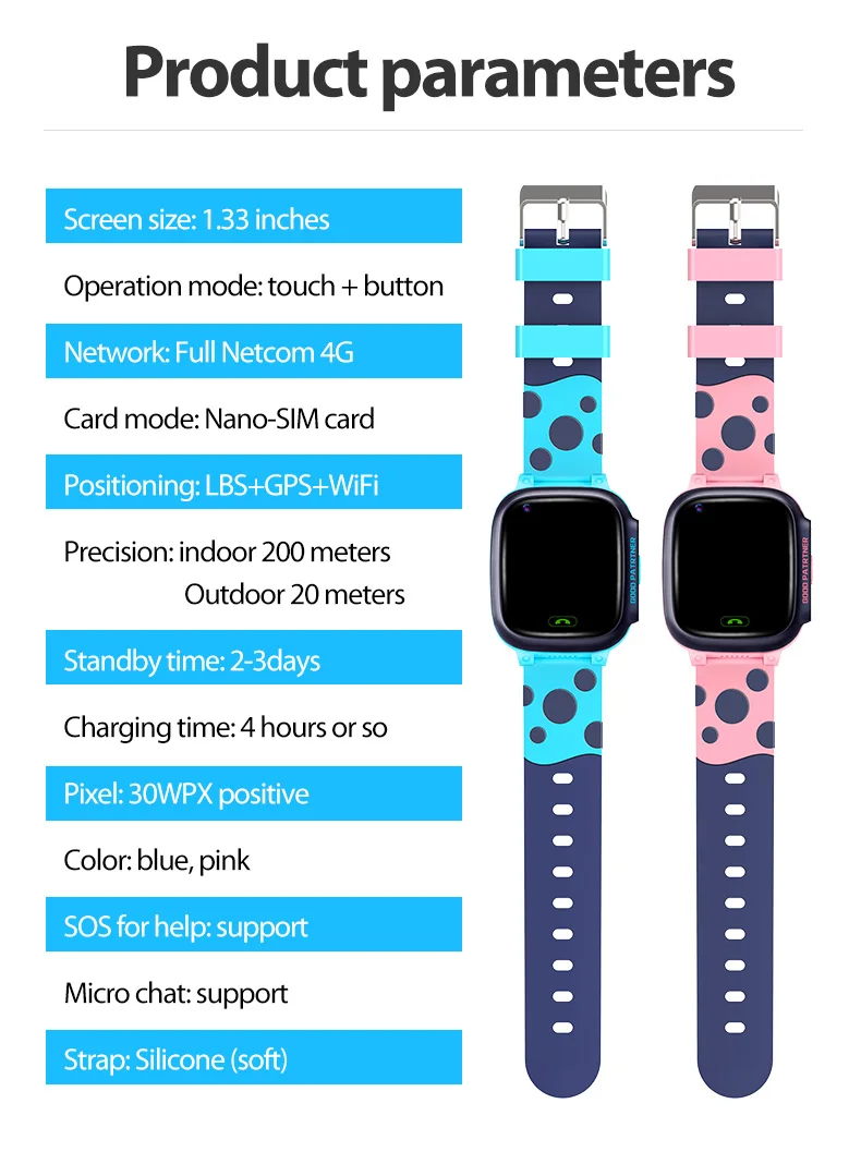 Умные часы умные HD видео звонки GPS позиционирование спортивные фитнес-трекер