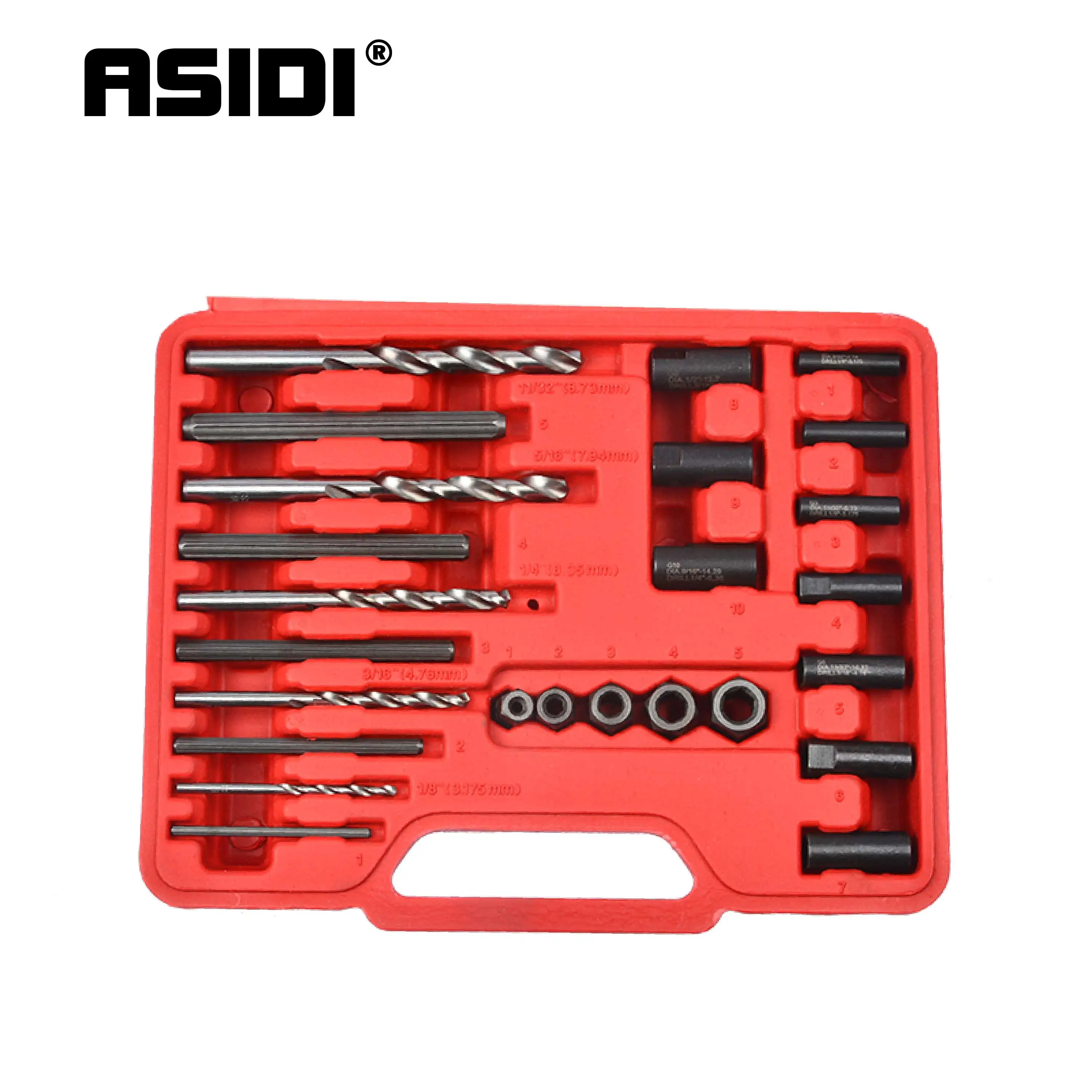Screw Extractor Drill Guide Set Remove Broken Bolts PT1310 |