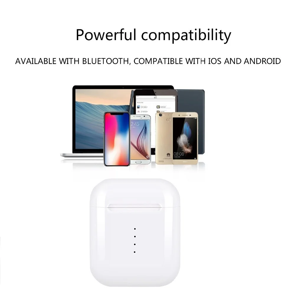 I10 наушники вкладыши TWS с 5 0 Bluetooth i7s tws 3D HD стерео гарнитура Беспроводные