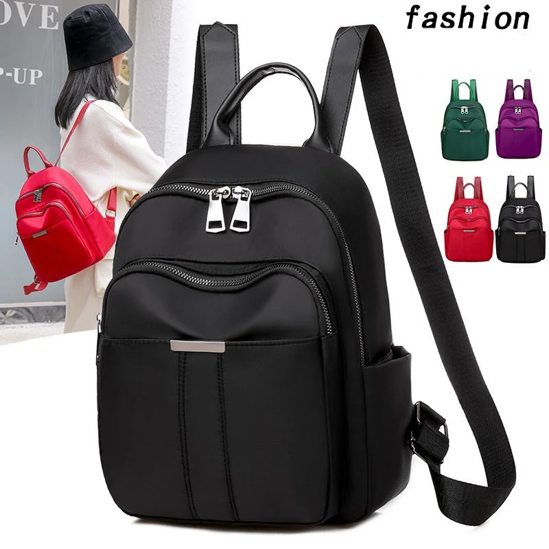 

Nylon Women School Backpacks Anti Theft Bagpack Multi-Pocket School Bags for Teenage Girls Waterproof Travel Bag Bolsas Mochilas