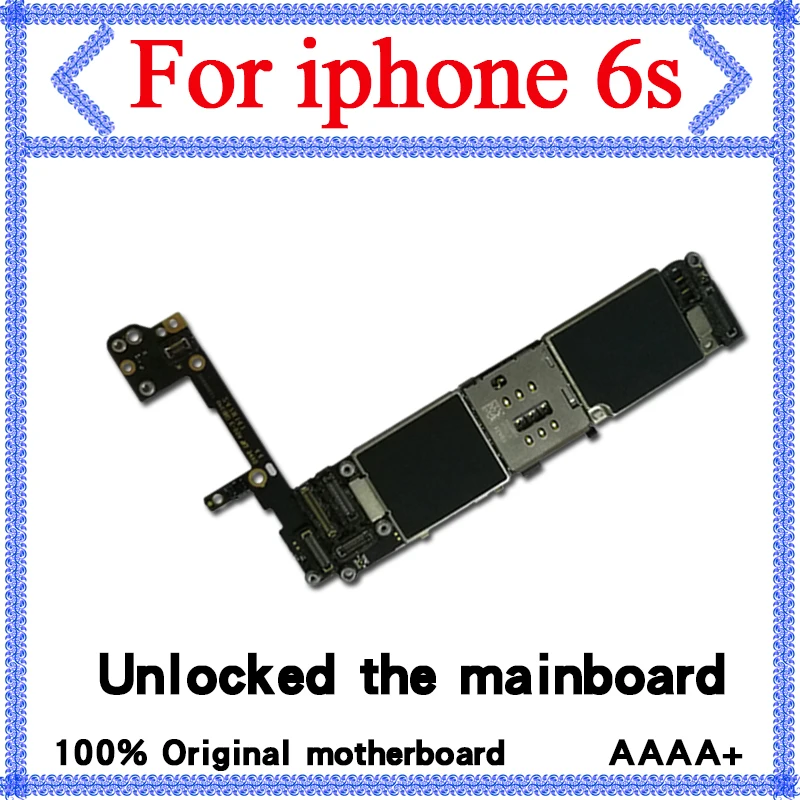 100% оригинал 16 Гб/32 ГБ/64 ГБ материнская плата для iphone 6s разблокированные
