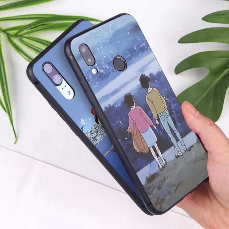 Для huawei honor 9x pro 8x10 20 10 lite Прозрачный мягкий силиконовый чехол для телефона милый