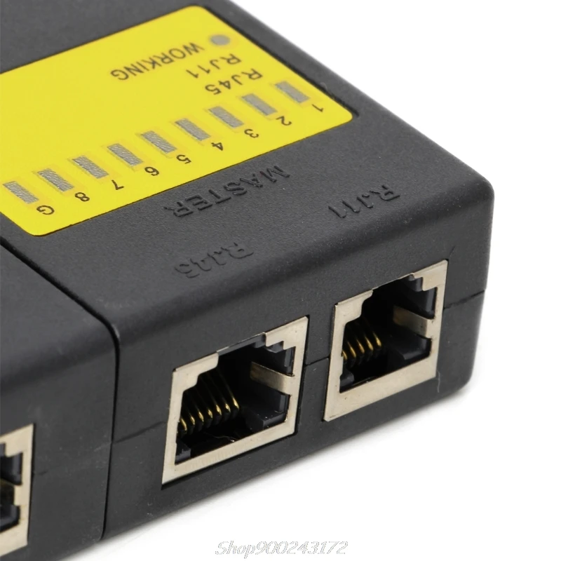 

Super Mini Network LAN Cable Wire Cat5 RJ11 RJ45 Tester Jy21 20 Dropship