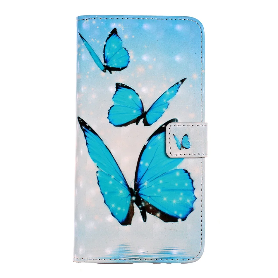 Blue Butterfly Для iPhone 11 Pro Max кошелек кожаный чехол Роскошный чехол для iPhone X XR XS Max 8 7 6 S 6 S Plus 5S SE слот для карт чехол Сумки - Цвет: Blue Butterfly