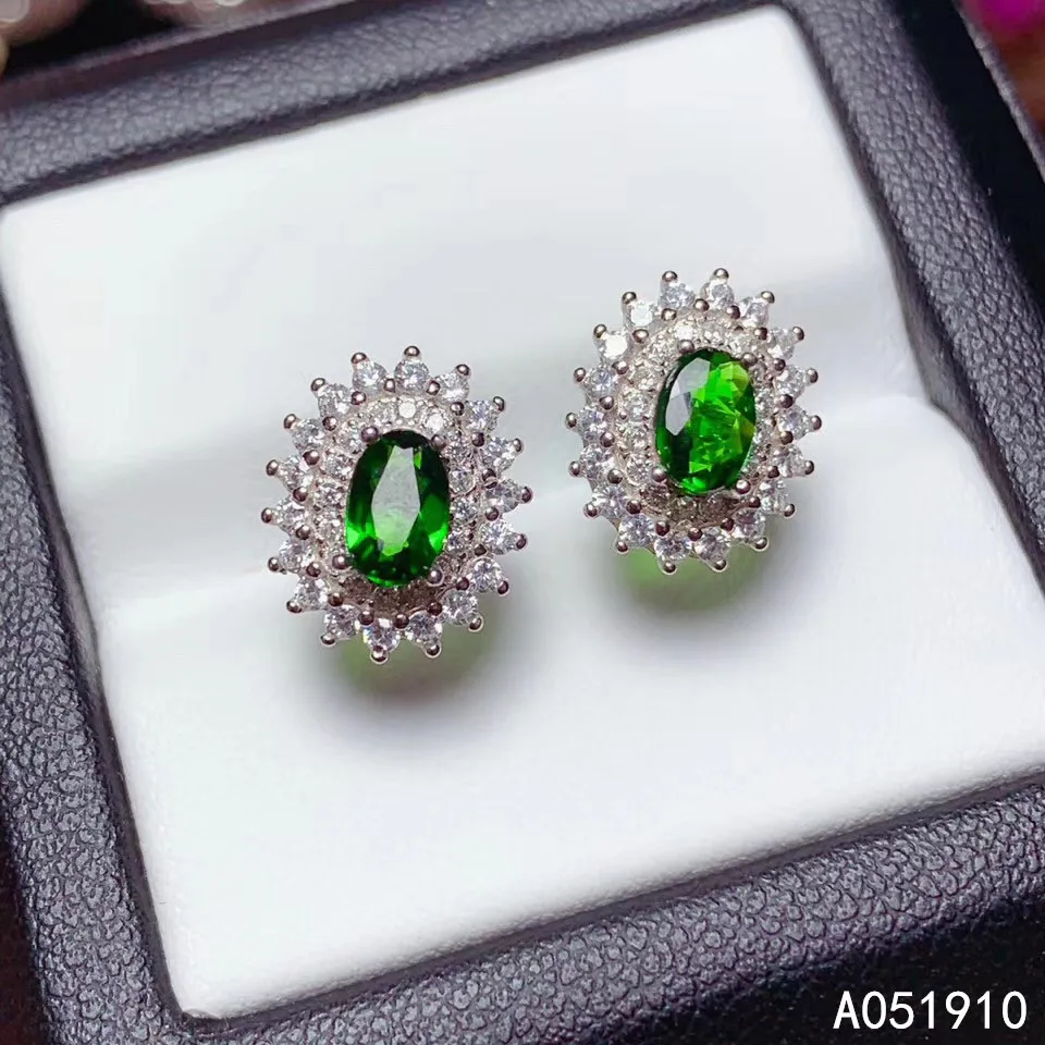 Женские серьги с драгоценным камнем в виде серебра | Украшения и аксессуары