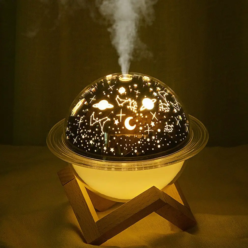 

Humidifier Planet humidifier with light household aroma diffuser night light 200ml Automatic power-off usb humidifier