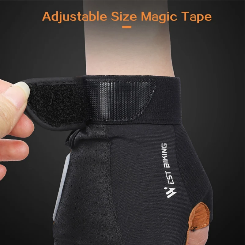 

Cycling Gloves Breathable Half Finger Bicycle Gloves Shock Absorbing Anti-Slip Pad Road Men Women MTB Bike Riding Gloves