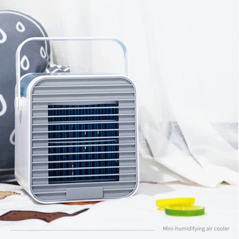 

350 ML Portable Air Conditioner, Mini Personal Air Cooler, Purifier Desktop Cooling Fan , 3 Speeds Evaporative Cooler