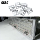 Петли для грузового ящика с прицепом, металлические, для грузовика MAN Benz Scania 114 Tamiya RC 110, 6 шт.