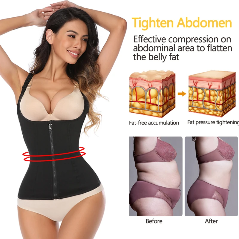 

corset minceur Slimming Shapewear Faja Tummy Waist Shaper Trainer Belt Body Shaper Women Adjustable Shoulder Strap Fajas Girdle