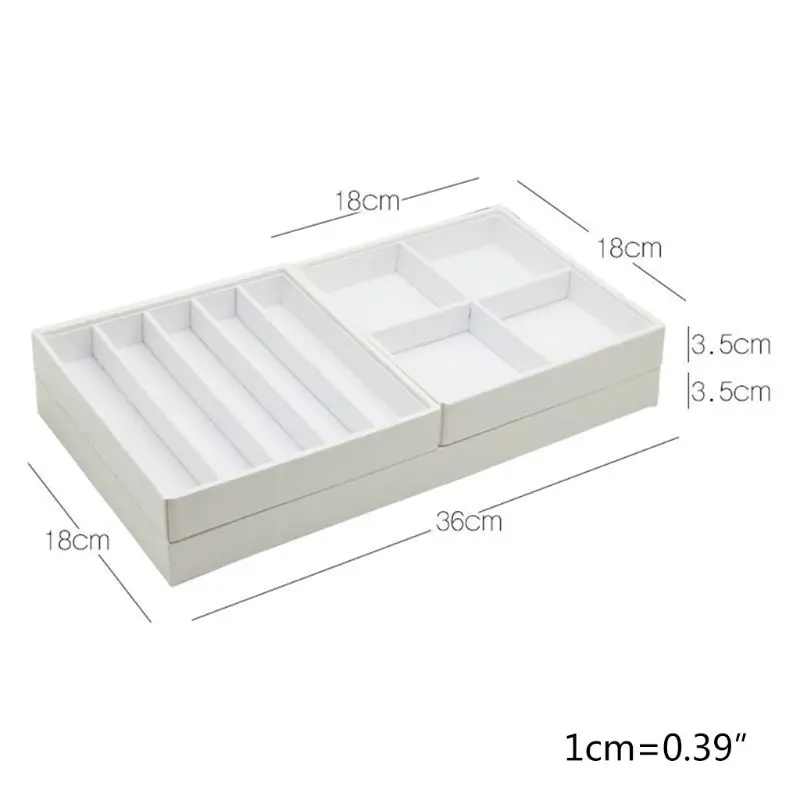 

Jewelry Trays Stackable Showcase Display Drawer Organizer Jewelry Accessary Storage Multi-Purpose,Multiple Combinations