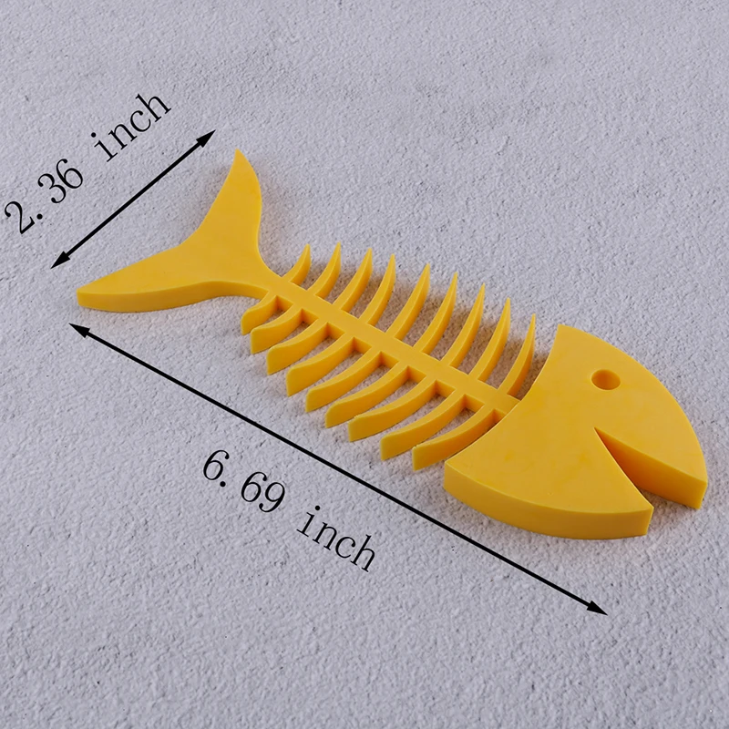 1 шт. силиконовая подставка для мыла в форме рыбьей кости|Портативные мыльницы| |