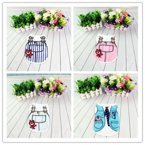 Жилет на подтяжках из чистого хлопка для домашних животных Сезон весна лето