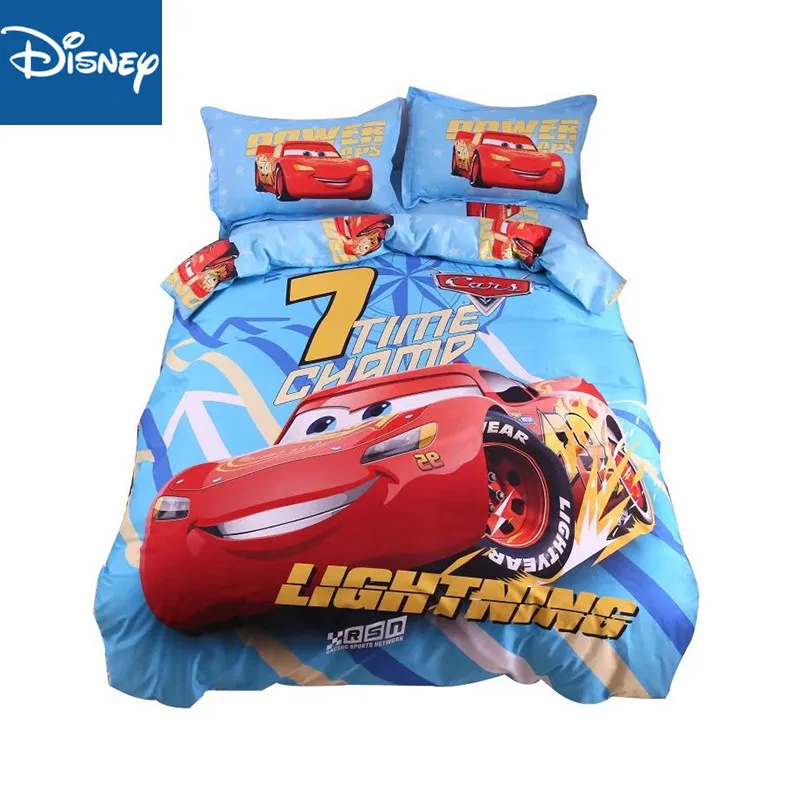 Автомобильный комплект постельного белья lightning mcqueen 4 шт. мультяшный